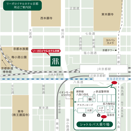 リーガロイヤルホテル京都_地図