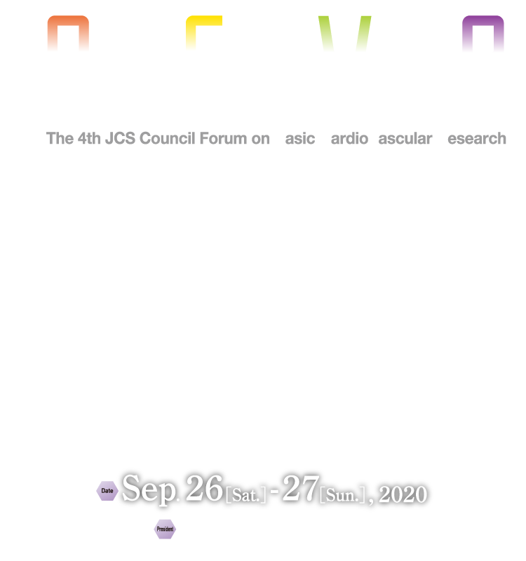 BCVR | The 4th JCS Council Forum on Basic CardioVascular Research