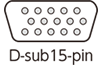 D-sub15-pin