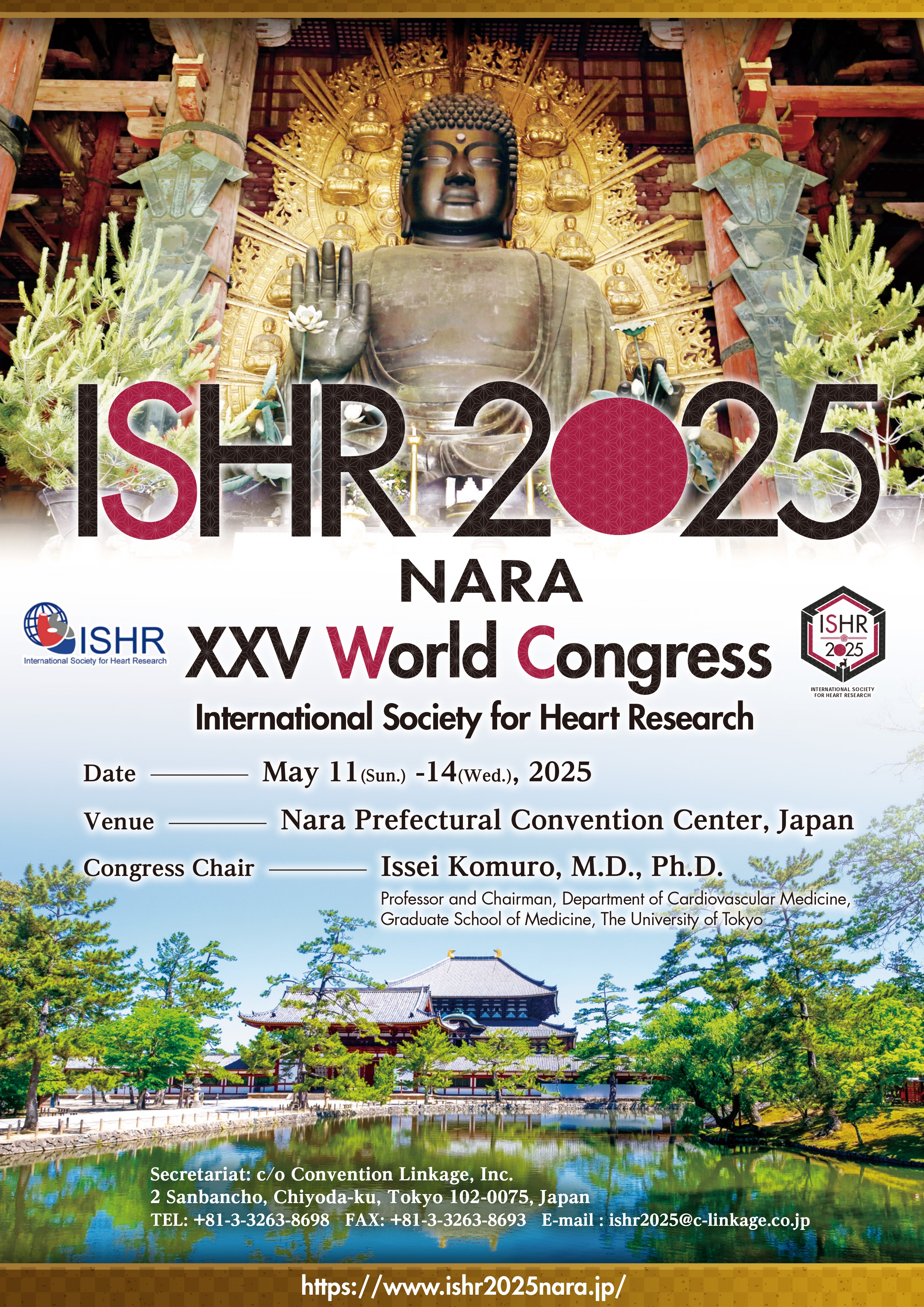 ISHR 2025 NARA XXV World Congress International Society for Heart Research