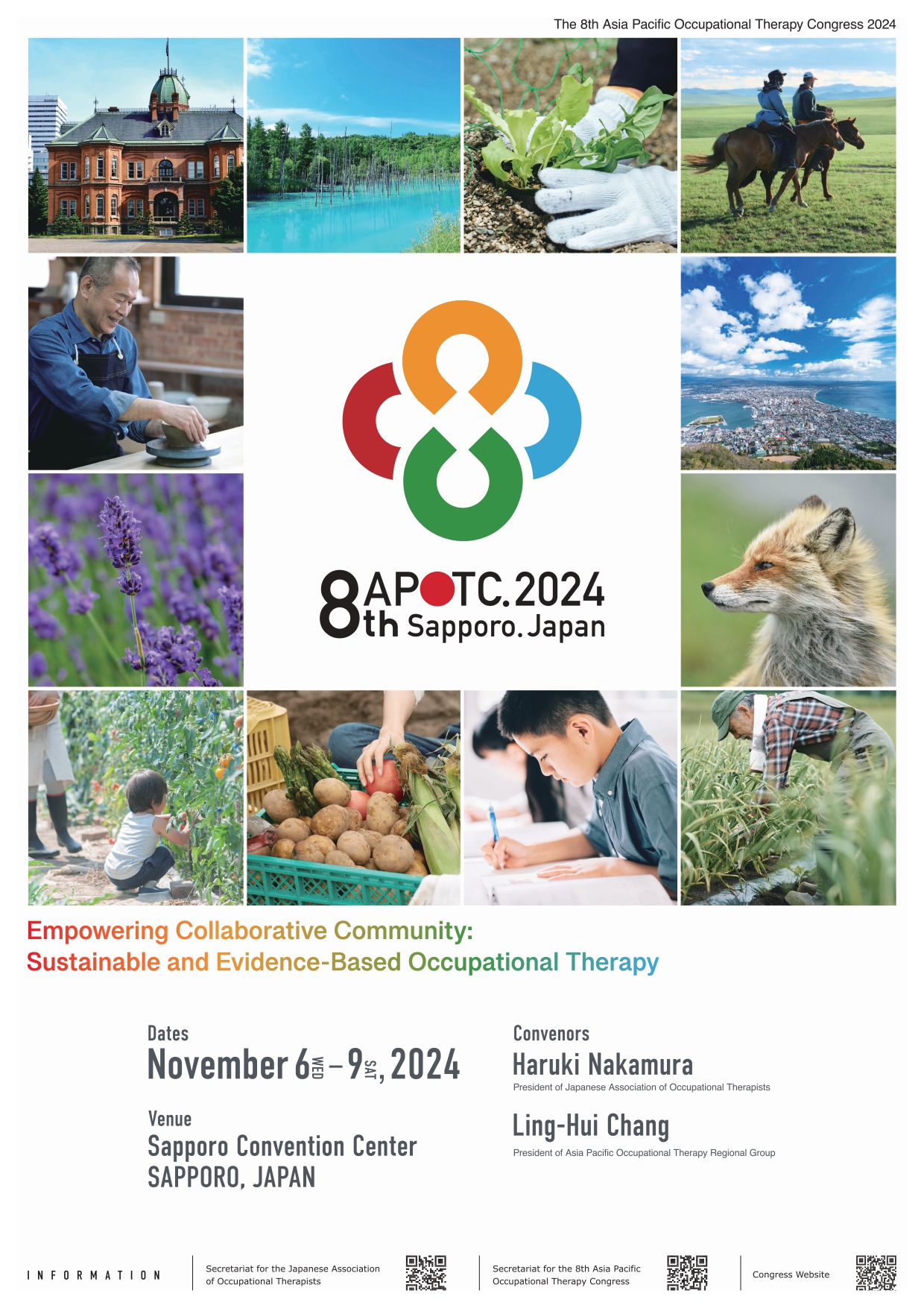 APOTC.2024 8th Sapporo japan, November 6 Wed - 9 sat,2024 Sapporo Convention Center SAPPORO, JAPAN