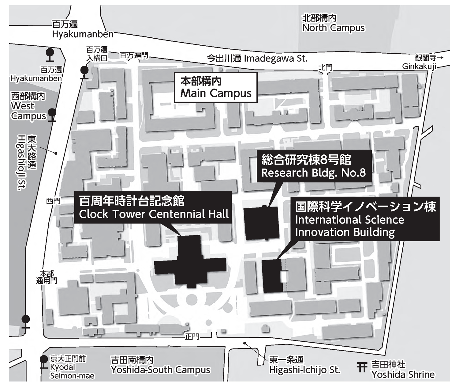 本部構内マップ