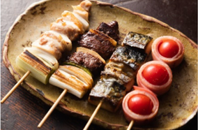Yakitori (chicken skewers)