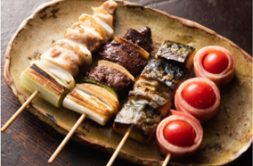 Yakitori （chicken skewers）