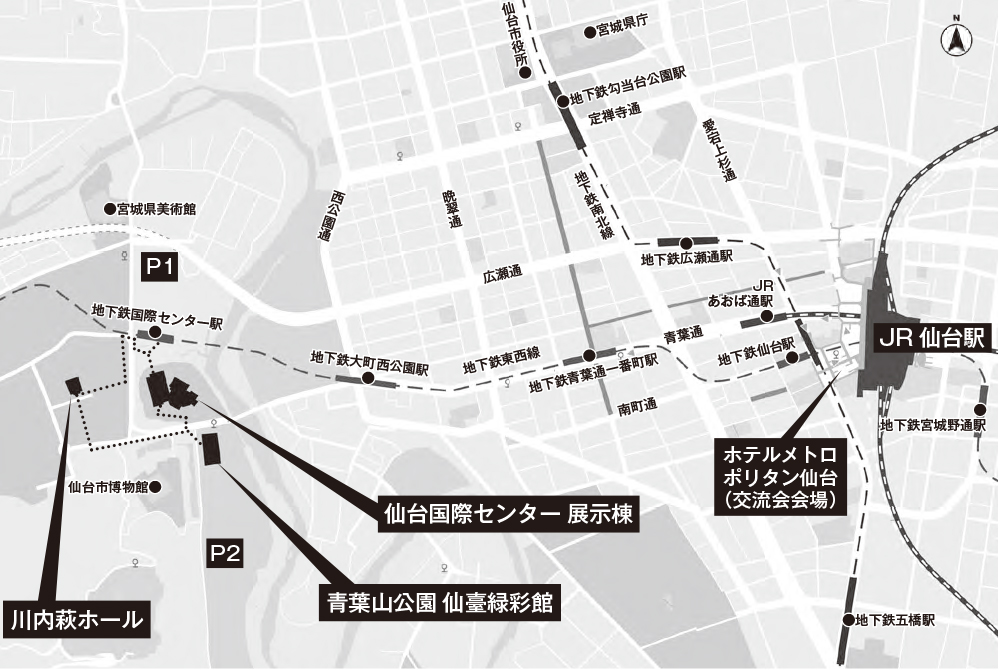 会場周辺案内図