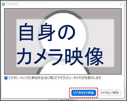 ビデオ プレビュー ダイアログ と は