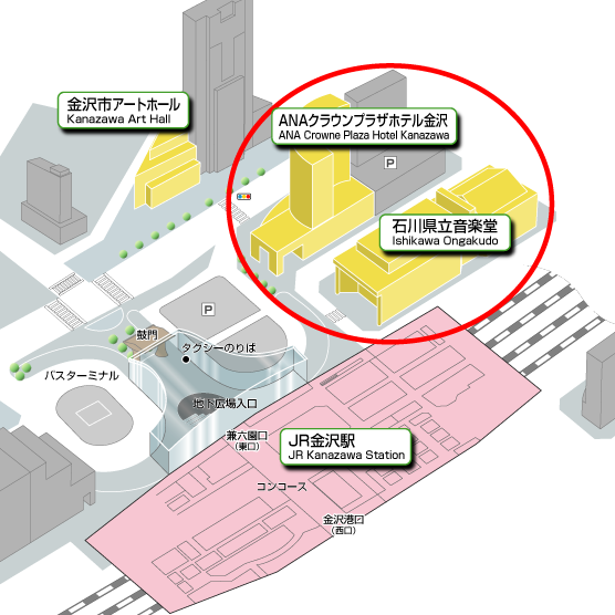 会場近隣MAP