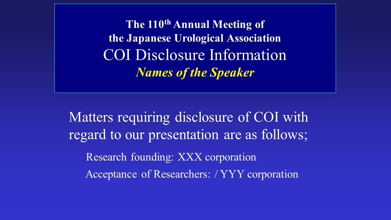 Sample slide for International Session